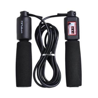 Imagem de Corda De Pular Poker Com Contador De Voltas 270X0,5Cm Preto