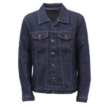 Imagem de Jaqueta Masculina Jeans Azul Escuro Wrangler 36836, GG