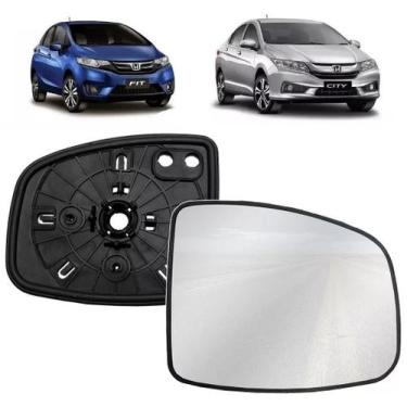 Imagem de Lente Base Espelho Retrovisor City Fit 2015 A 2020 Direito - Sofisti-C
