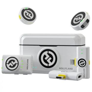 Imagem de Microfone Hollyland Lark M2 Wireless Lavalier - Combo Lightning/Type-C