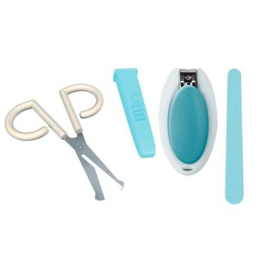 Imagem de Kit Manicure Infantil Bebê Com Cortador de Unha Tesoura e Lixa A Parti