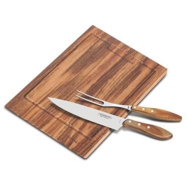 Imagem de Kit para Churrasco 3 Peças Tramontina Polywood 21198462