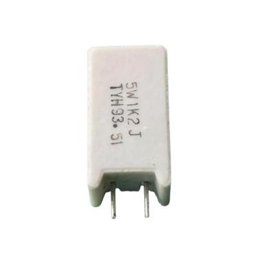 Imagem de 20x Resistor 1k2 5w 5% Radial Porcelana