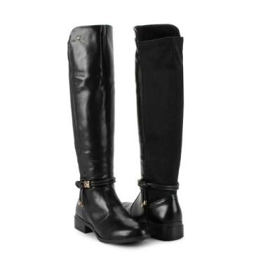 Imagem de Bota Mississipi Cano Longo Feminina Preta J1091 -, Preto, 37