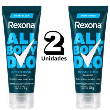 Imagem de Rexona All Body Ocean Rush Odor Block Intimo Kit 2 Und 75g