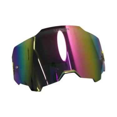 Imagem de Lentes Duras Transparentes Pretas, Amarelas E Vermelhas Intercambiávei