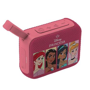 Imagem de Caixa de Som Speaker Princesas Bluetooth Portátil com Bateria Recarregável Candide