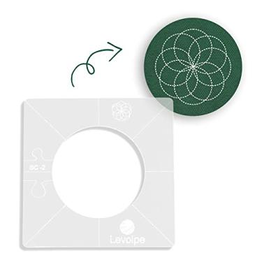 Imagem de Régua Para Quilting Esfera 15x15 Cm Patchwork Costura Criativa