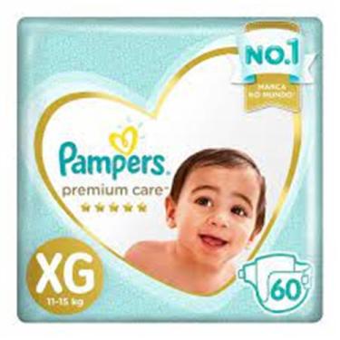 Imagem de Fralda Descartável Pampers Premium Care Xg 60Un