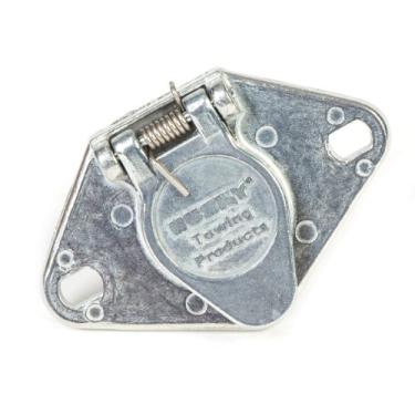 Imagem de Husky Conector de reboque resistente de zinco 4 vias 14621 para extremidade do carro