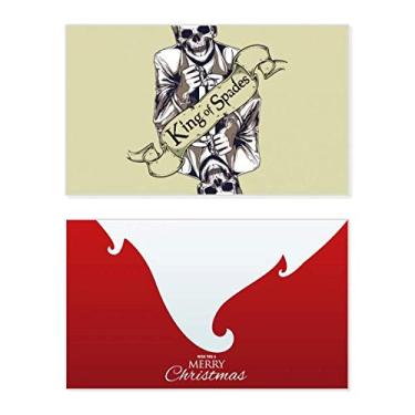 Imagem de Utensílios de jogo para cartas de baralho com estampa de férias, Feliz Natal, Cartão de parabéns Mensagem de Natal