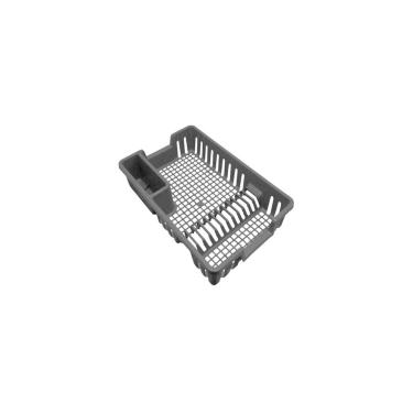 Imagem de Escorredor Loucas 12 Pratos Talheres Cozinha Plastico Preto