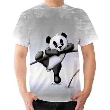 Imagem de Camiseta Camisa Panda Fofo Urso Filhote Bebê Animal - Estilo Kraken