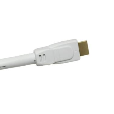 Imagem de Cabo HDMI Tartan 24 AWG com Ethernet, 30 pés, branco
