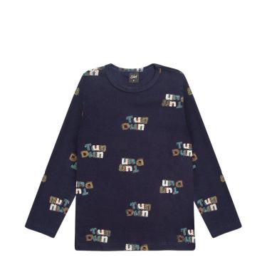 Imagem de Camiseta Infantil Masculina Rovitex Kids Azul