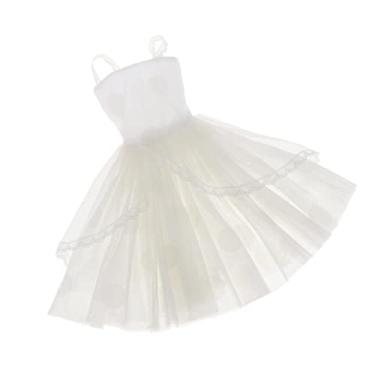 Imagem de LoveinDIY Lace Skirt Dress Sleeveless /3 for SD for MSD Clothes Dress Up , White