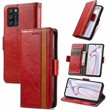 Imagem de HONGYAN Capa de telefone @#@Para Blackview A100 Caseneo Business Splicing Dual Buckle Magnético Flip Horizontal Capa de Couro PU com suporte e Card Slots & Carteira@#@ Capa protetora