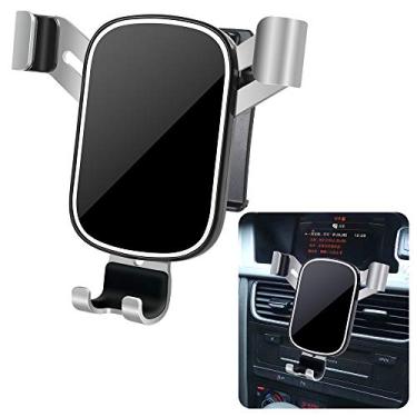 Imagem de LUNQIN Suporte de telefone de carro para Audi A4 2009-2016 [telefones grandes com capa amigável] Acessórios automotivos Suporte de navegação Decoração de interiores Suporte de celular