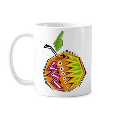 Imagem de Caneca de cerâmica cerâmica com elementos de cultura mexicano da comida amarela cerâmica xícara de porcelana de café louça