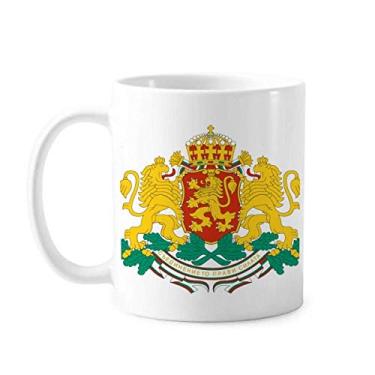 Imagem de Caneca com emblema nacional Sofia Bulgária cerâmica xícara de porcelana café louça