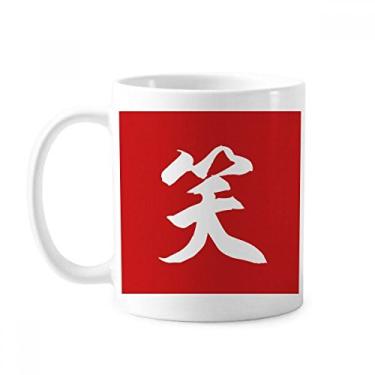 Imagem de Caneca chinesa Laugh China personagem cerâmica cerâmica xícara de café porcelana louça
