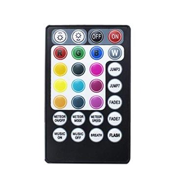 Imagem de Azimom 28 teclas Controle remoto de Fibra de Modo de Música Twinkle Ótica Céu Luz de Teto Shooting Star Effect Kits de Luz, Moderno, Remote(Meteror Kits Not-Twinkle), Black