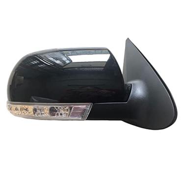 Imagem de JESYMBX Para Hyundai Santa Fe 2.4L 2.7L 2007-2012 Espelho retrovisor lateral dobrável de carro 8PINS com lâmpada