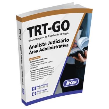 Imagem de Apostila trt-go 2023 - Analista Judiciário - Área Administrativa