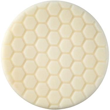 Imagem de Chemical Guys BUFX_104_HEX6 Almofada de polimento hexagonal leve - média, branca (almofada de 16,5 cm feita para placas de suporte de 15,2 cm), cinza, 1 almofada incluída