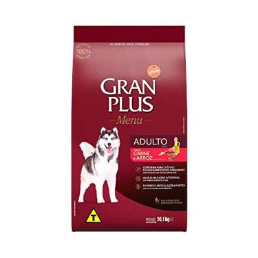 Imagem de Ração GranPlus Menu Para Cães Adultos de Porte Médio e Grande Sabor Carne e Arroz