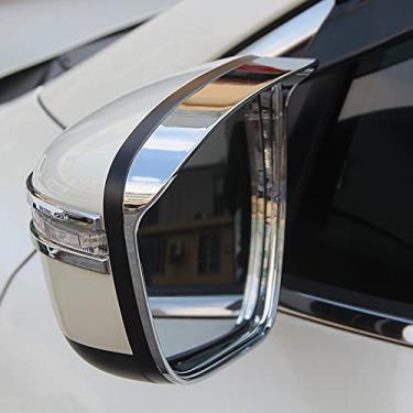 Imagem de JIERS Para Nissan Qashqai J11 2014-2019, espelho retrovisor de carro, para-chuva, lâminas à prova de chuva, acessórios de acabamento