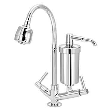 Imagem de Torneira Metal Inox Filtro Gourmet Pia Mesa Cozinha Bancada