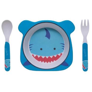 Imagem de Kit De Alimentação Eco 3 Peças Tubarão - Girotondo Baby