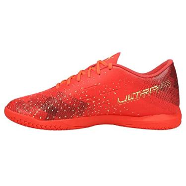 Imagem de PUMA Men's Ultra Play Indoor Training Sneaker, Fiery Coral-Fizzy Light Black, 9.5