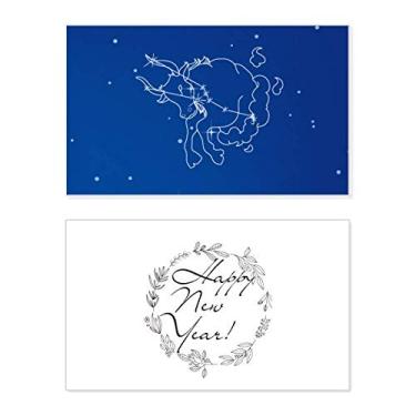 Imagem de Star Universe Taurus Padrão Constelação Ano Novo Festival Cartão Bless Mensagem Presente