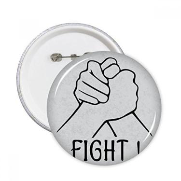 Imagem de Pulso de luta livre personalizado gesto pinos redondos crachá botão decoração roupas 5 peças presente