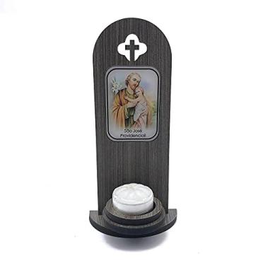 Imagem de Porta Vela Luminária De Mesa São José