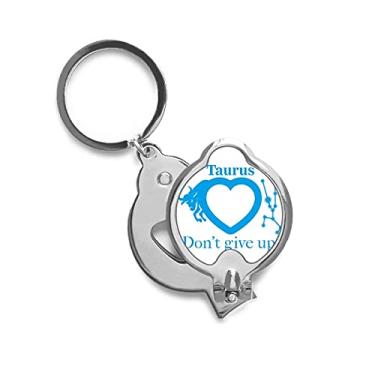 Imagem de Motivation Constellation Love Taurus Cortador de unhas de dedo Tesoura Cortador de aço inoxidável