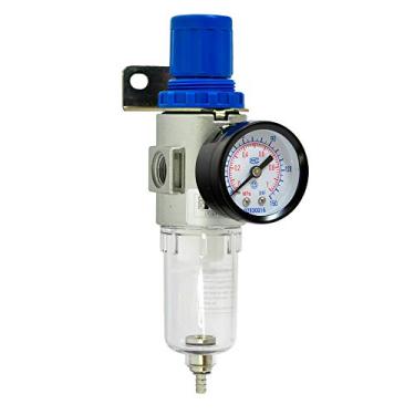 Imagem de Filtro Regulador de Ar Profissional Com Manometro PDR PRO-004 1/4 polegadas
