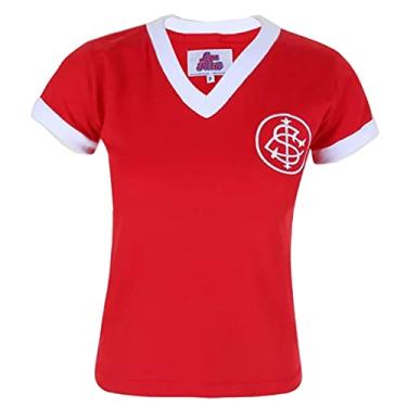 Imagem de Camisa Internacional 1976 Retrô Feminina Vermelha g