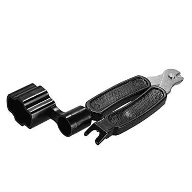 Imagem de Chusui 3 em 1 versátil para enrolador de guitarra, cortador de cordas, extrator de pinos para guitarras acústicas, bandolins, cordas, ferramenta de troca e manutenção, acessórios para instrumentos mus