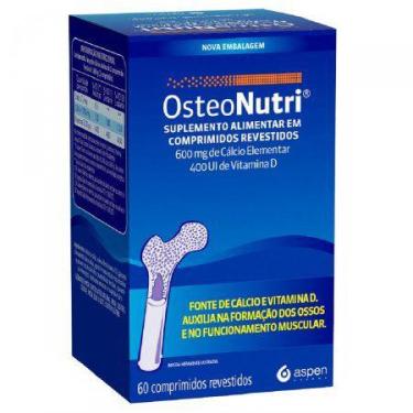 Imagem de Osteonutri Suplemento Alimentar Cálcio 600Mg + Vitamina D 400Ui C/ 60