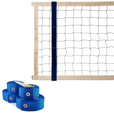 Imagem de Kit rede de vôlei oficial com suporte + marcação-Unissex