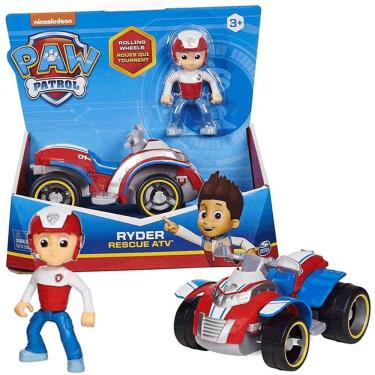 Imagem de Patrulha Canina Boneco Ryder Com Veiculo Rescue Atv Sunny