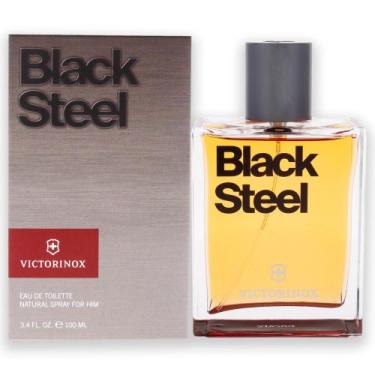 Imagem de Perfume Aço Negro Para Homens - 3,113ml Spray Edt - Swiss Army