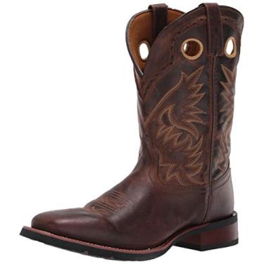 Imagem de Laredo Bota masculina casual Kane bico quadrado cano médio - marrom, Bronzeado, 44