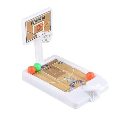 Imagem de Mini Cesta De Basquete Jogo De Basquete De Mesa Jogo De Basquete De Mesa De Metal Brinquedo De Mesa Para Escritório Para Adultos Diversão Esportes Novidade Brinquedo Gag Presente Presentes De Aniversá