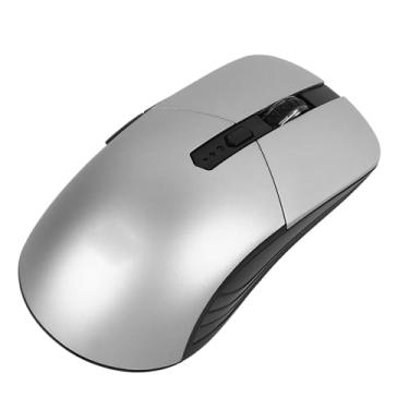 Imagem de Mouse Sem Fio, Mouse Recarregável2.4G Com Teclas Silenciosas, Carregamento Rápido Portátil e Luz de Exibição de Energia Nítida para Laptops e Computadores