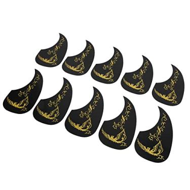 Imagem de Protetor de Arranhões de Guitarra, 40 Polegadas 41 Polegadas Pickguard Autoadesivo para Concerto de Amantes de Música (Ouro)