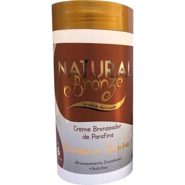Imagem de Creme Bronzeador de Parafina Chocolate com Amêndoas 1kg - NATURAL BRONZE COSMÉTICOS